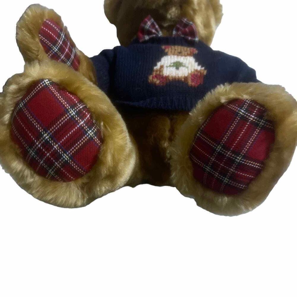 Marisa Christina RARE Brown Teddy Bear With Sweater Quality Plush Large 18" - Picture 3 of 4